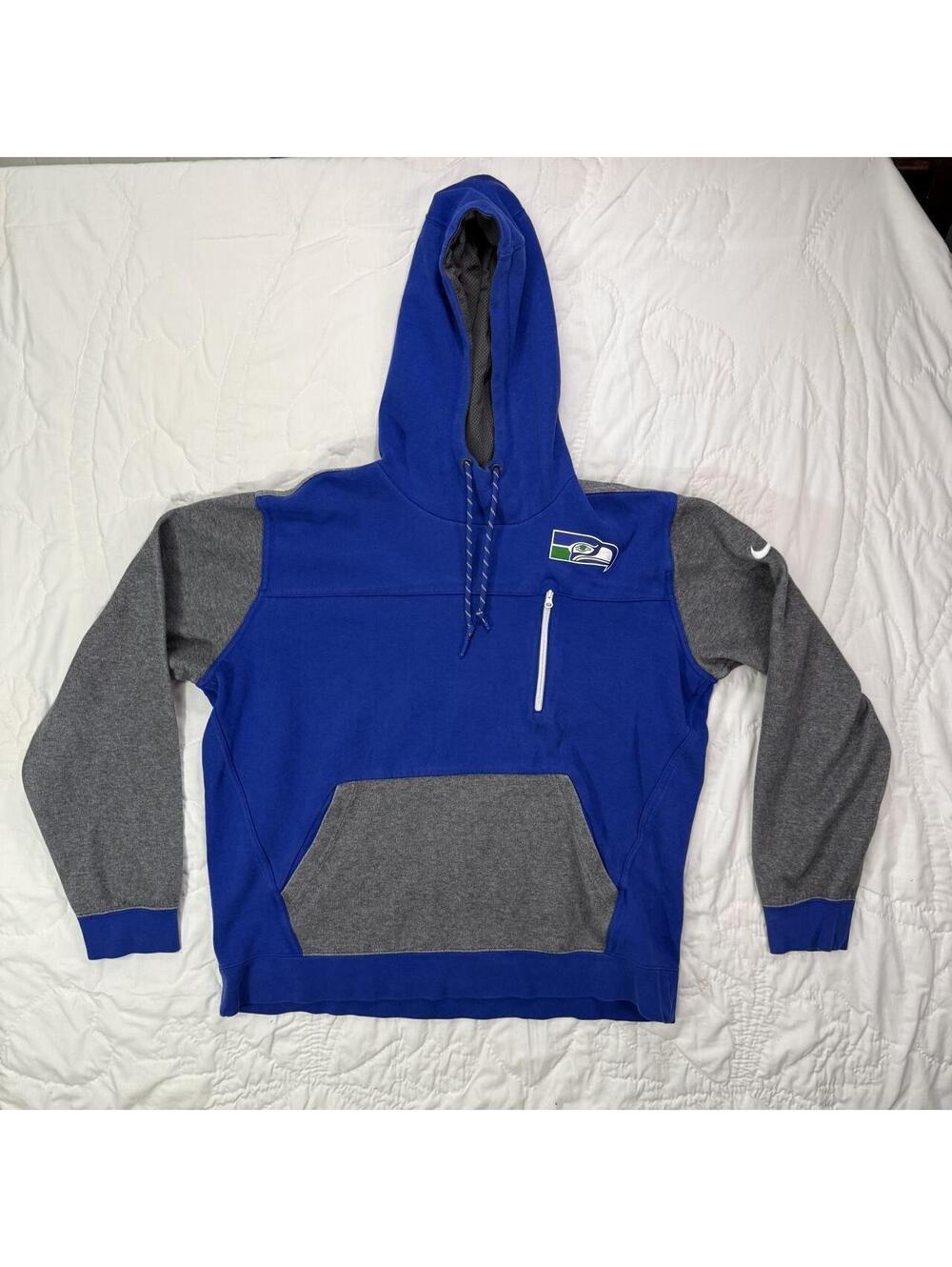 Nike blue Seattle Seahawks hoodie Size XL